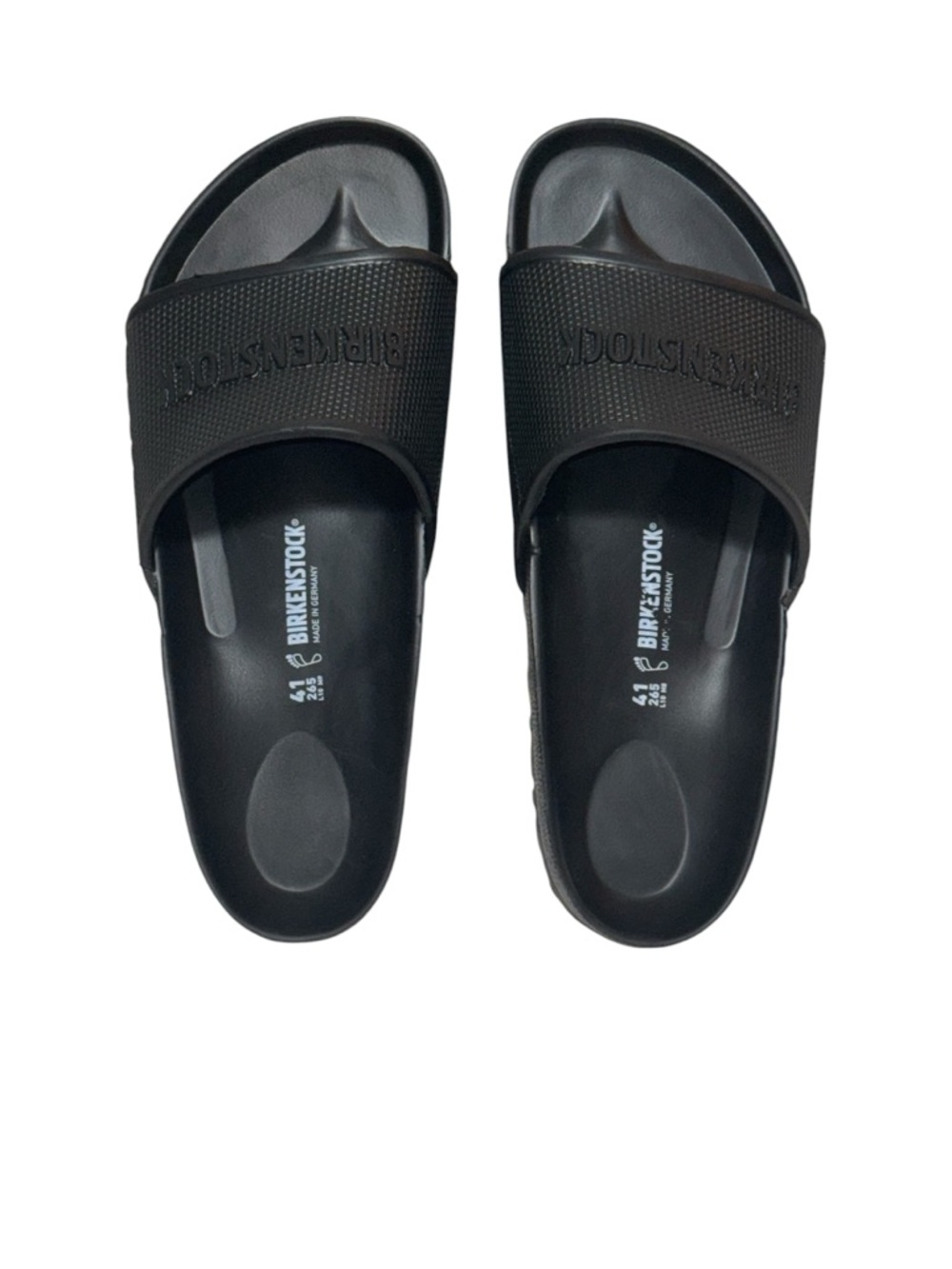 Birkenstock Black Slip-On Slide Sandals
